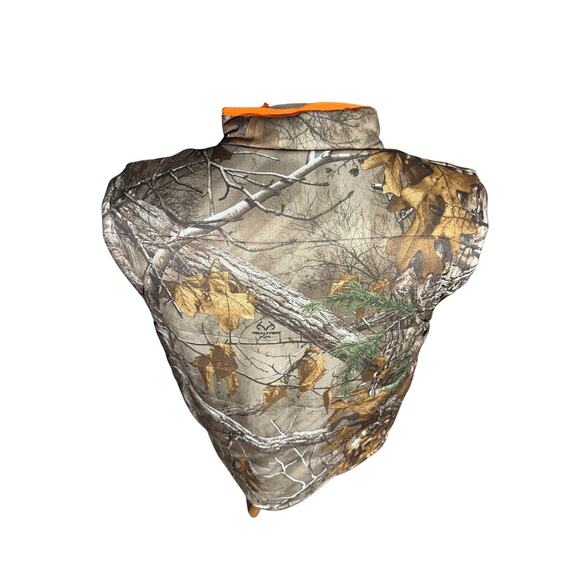 Realtree Camo Hunting Vest Men’s L Reversible Black / Xtra Pattern Outdoor Gear - Picture 4 of 9